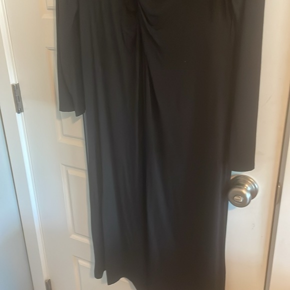 Black Talbots ruched dress. XL gently used - Picture 6 of 8